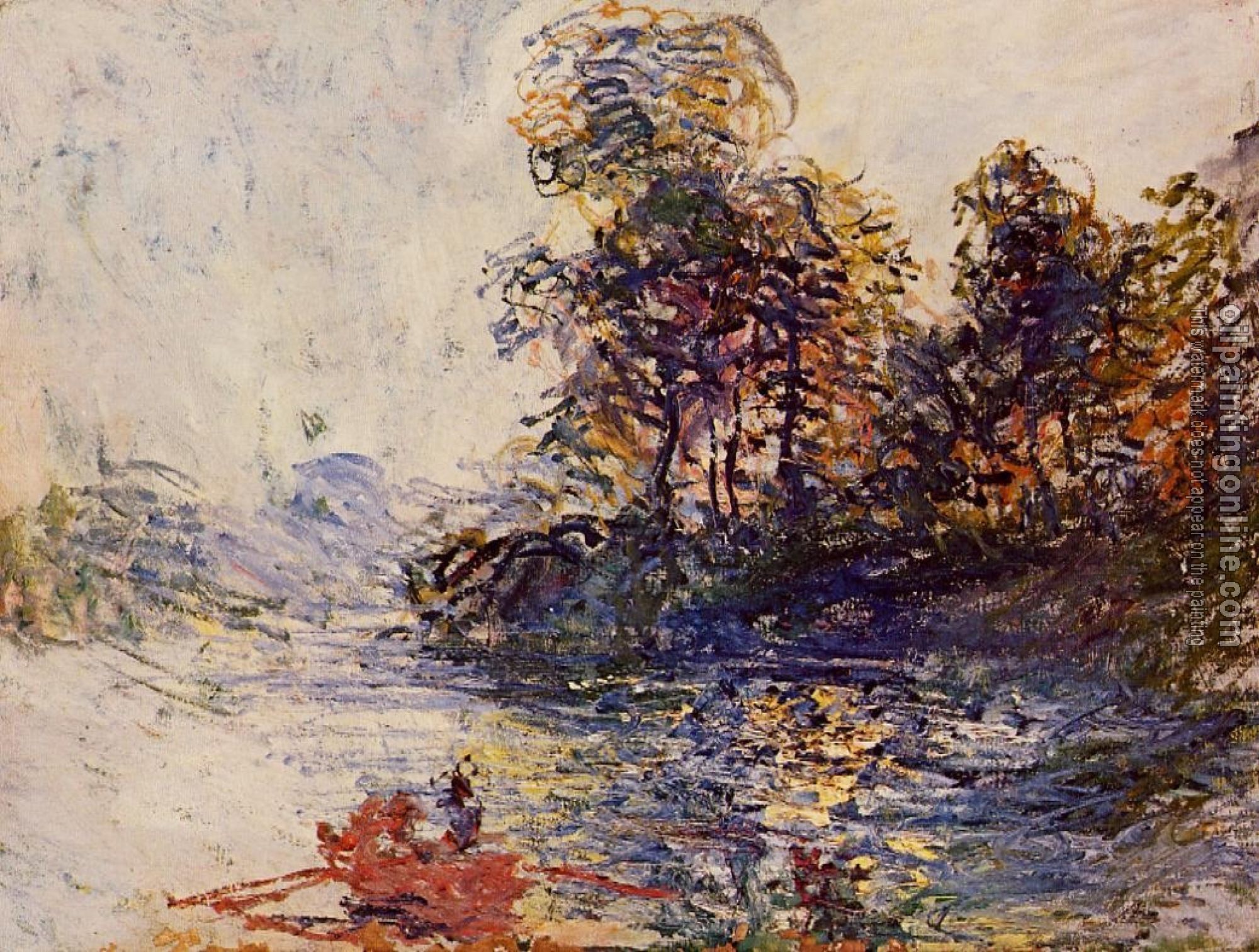 Monet, Claude Oscar - The River